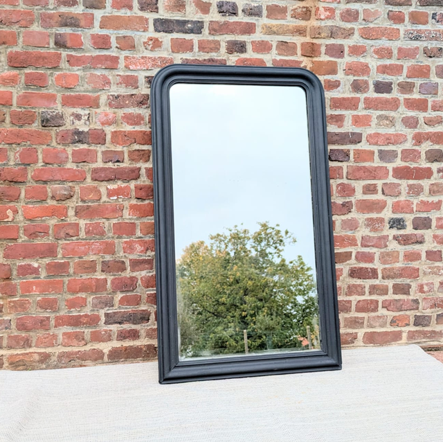 Grand miroir louis Philippe Noir