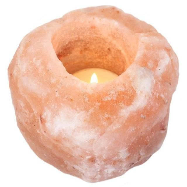 Single Salt Tealight Candle Holder