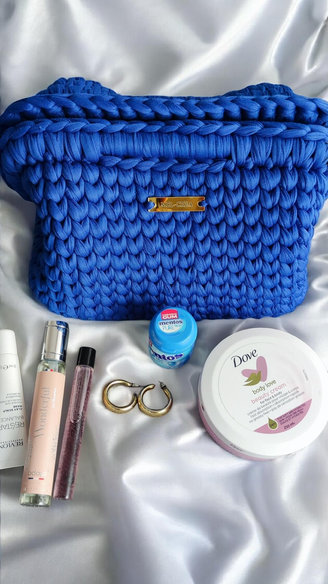 Blue Clutch Bag