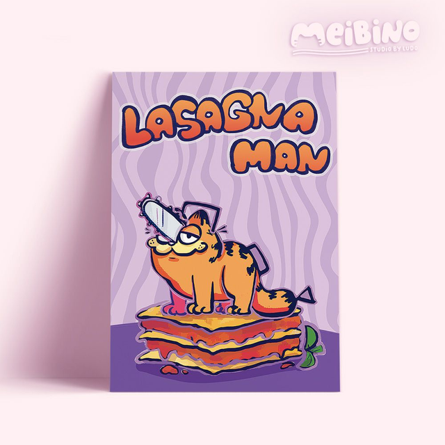 print - lasagna man