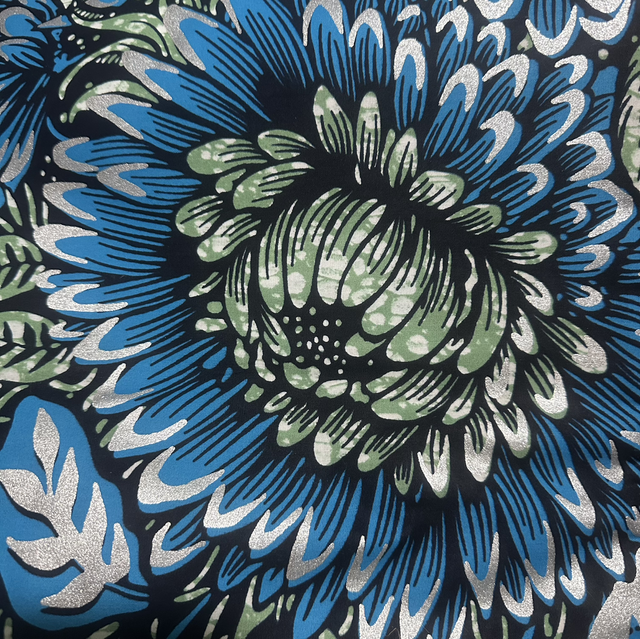 Wax Azuréa 2m70 Coton Pailleté 