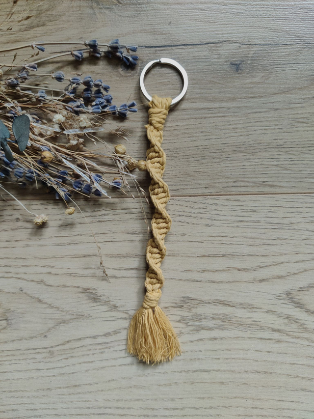 Porte-clés - Grand zéro déchet - Moutarde