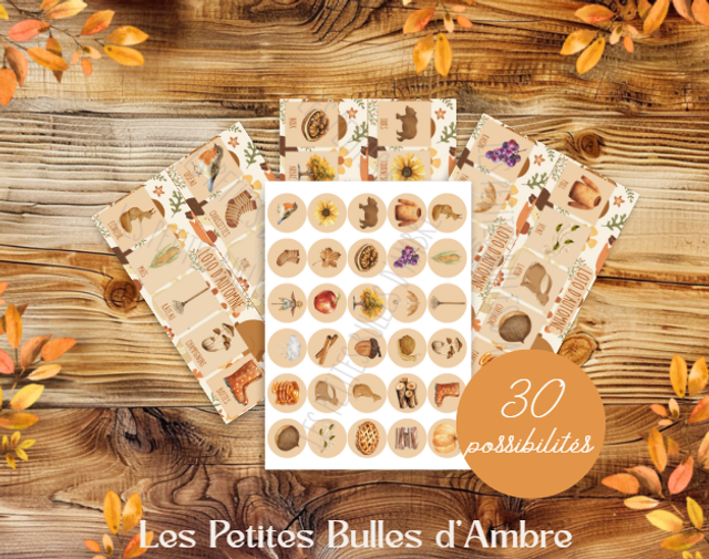 Jeux - Loto d'Automne