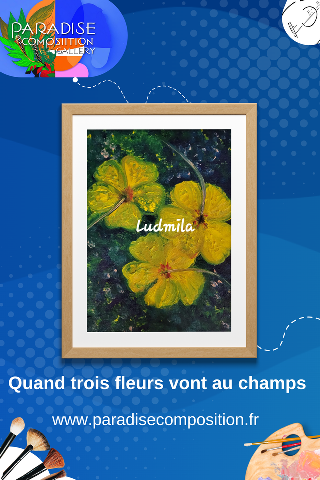 QUAND TROIS FLEURS VONT AU CHAMPS