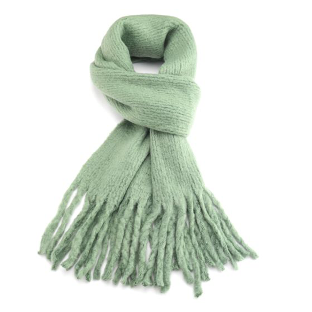 Woodland Green Cosy Winter Scarf