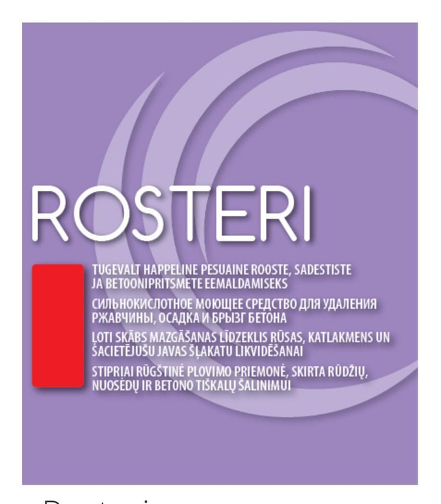Rosteri Happeline pesuaine