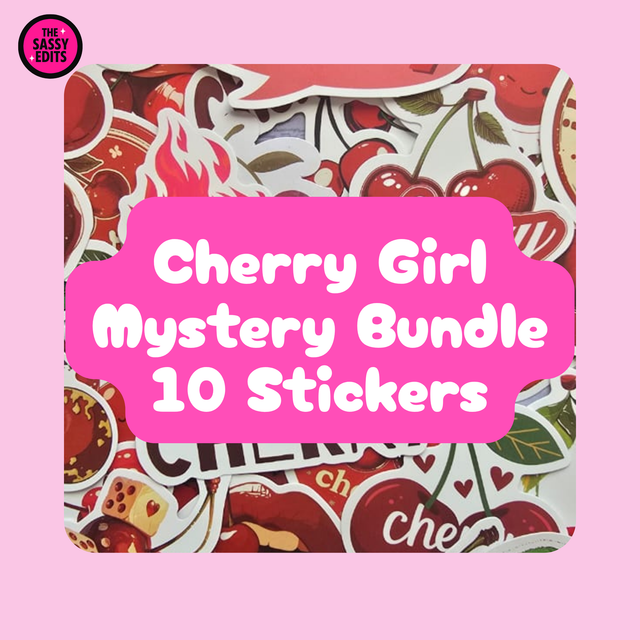 Cherry Mystery Sticker Bundle – 10 Pack 