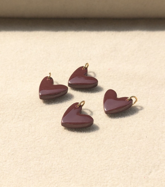 Charm cœur chocolat