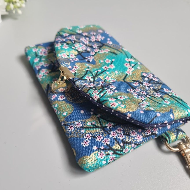 Porte-carte & pièces "Akina" turquoise