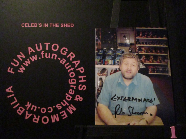 Robert Shearman Authentic Autographed 6x4.5 Our Facing Photograph (1)