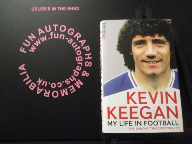Kevin Keegan 'My Life In Football' Authentic Autographed Hardback Book