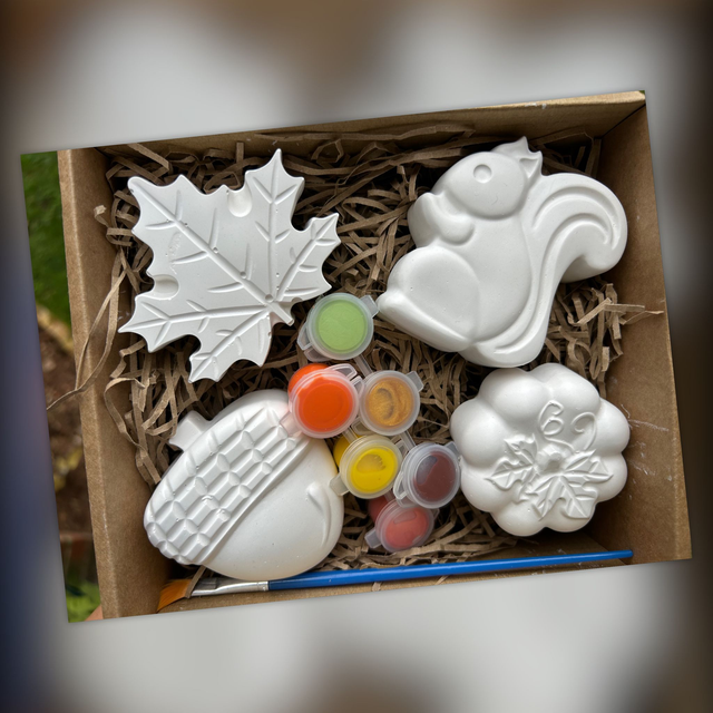 Autumn Painting Box – Boredom Box  – Pumpkin Season – Autumn Season - Kids Activity – Halloween Treat – Fun Activity  