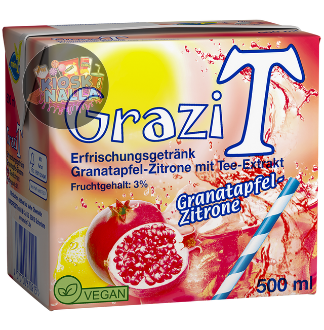 MeinT GraziT Granatapfel-Zitrone mit Tee-Extrakt 500ml