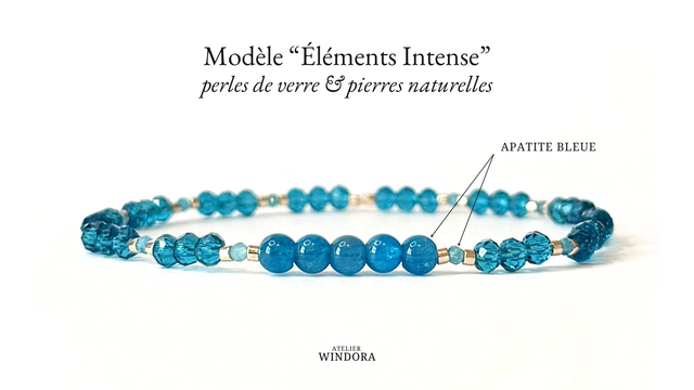 Bracelet | Apatite Bleue - Collection | Lot de 3