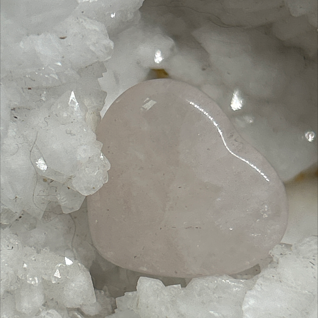 Cœur en Quartz Rose