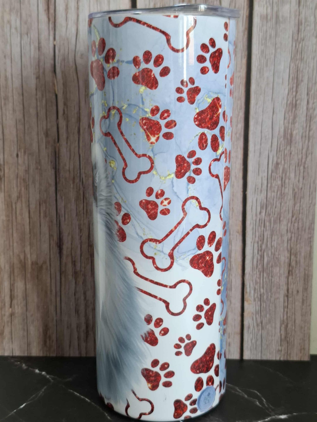 Gourde Canette Noël Samoyède