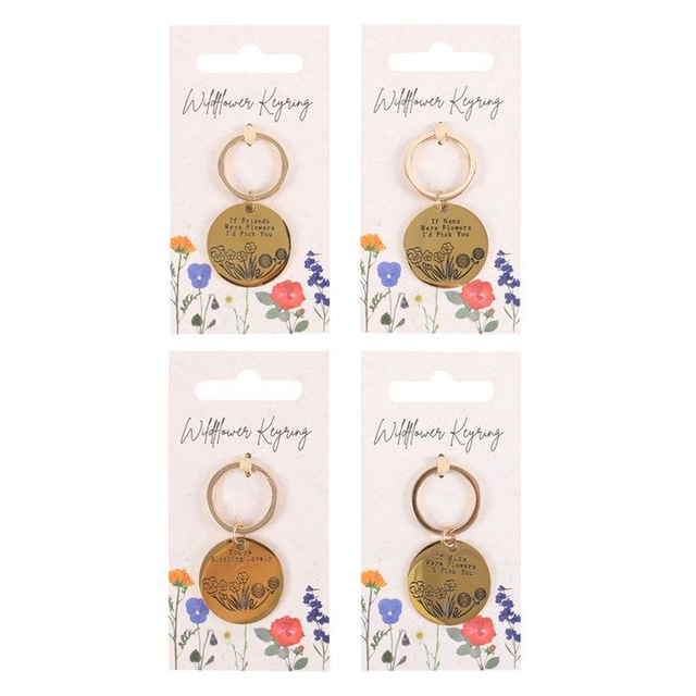 Wildflower Keyrings