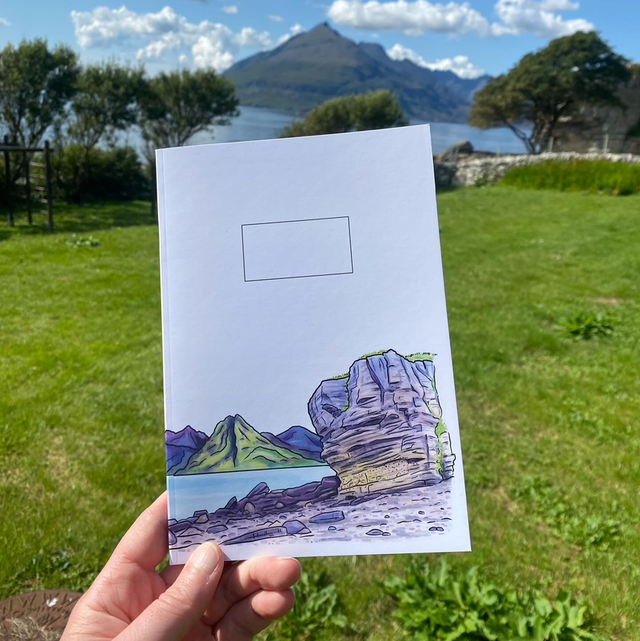 Elgol Cuillin notebook or sketchbook