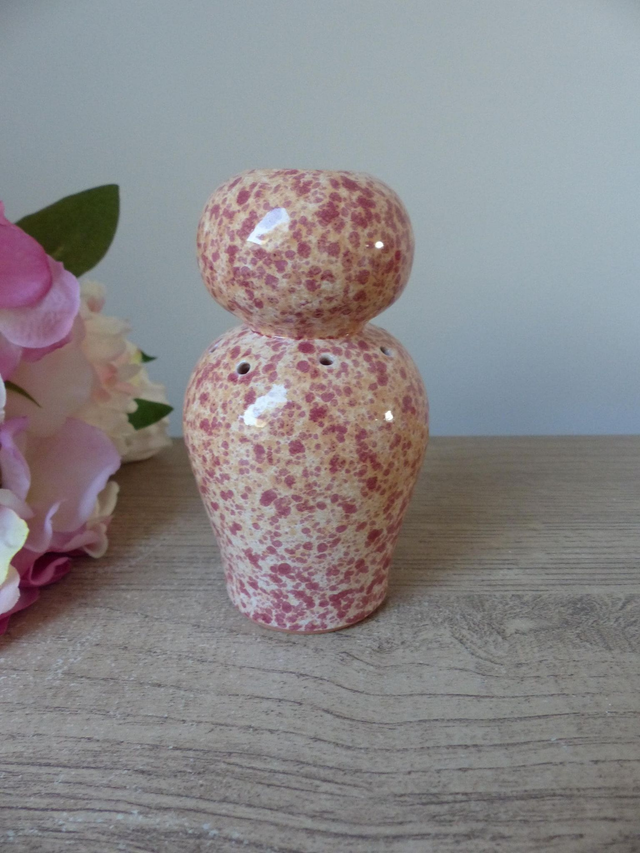 Bougeoir Photophore Brûle-Parfum Chouette en Grès Rose – Sculpture Artisanale Vintage Multifonction, Déco Maison et Diffuseur de Parfum