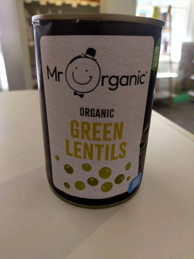 Organic Green Lentils 400g (Mr Organic)