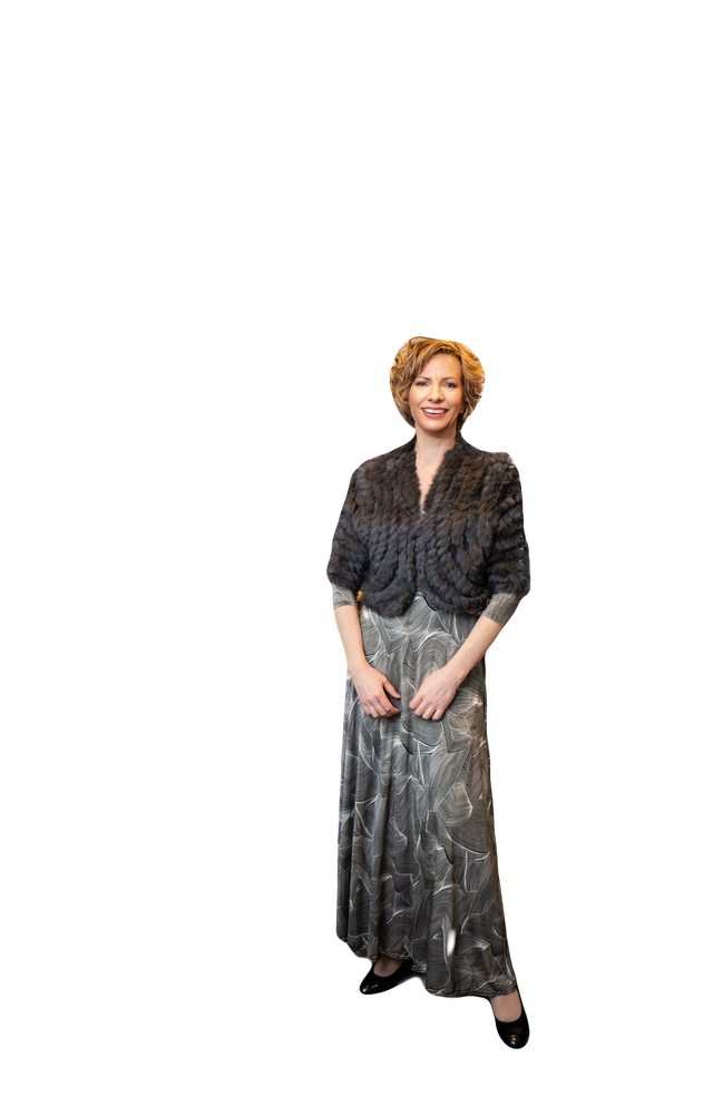 Rosenvinge turkisbolero värissä tumman harmaa - koko L/XL - kaninturkista ruokateollisuuden ylijäämästä