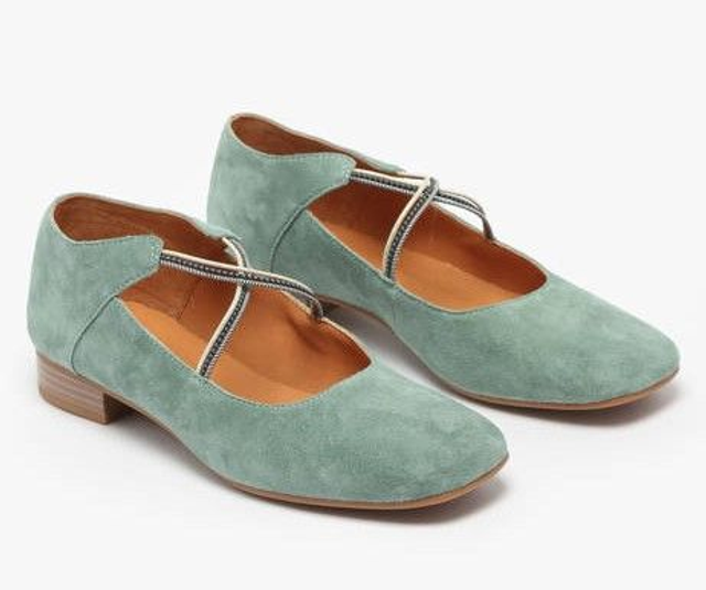 Ballerines Mam&#039;Zelle Anima Coloris vert tilleul