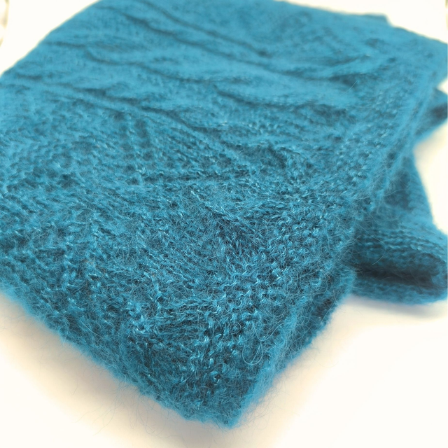 Poncho Cocoon - Mohair et soie