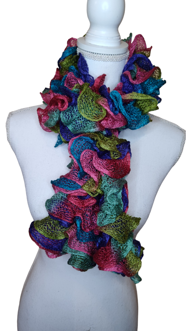 Écharpe dégradé multicolore 