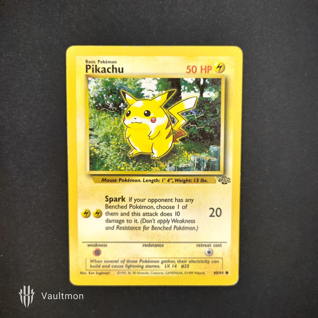 Pikachu 60/64 Jungle Non Holo LP