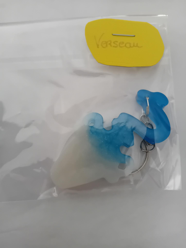 Porte clé signe astrologique verseau 