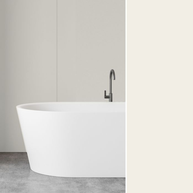 Wandpaneele wasserfest Almond 123x280 Creme