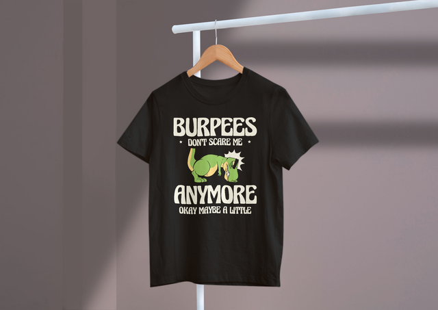 Burpees Don’t Scare Me Anymore Okay Maybe A Little Fitness. Burpees machen mir keine Angst mehr. Okay, vielleicht ein bisschen Fitness