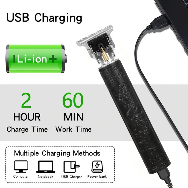 Men'S Professional Hair &amp; Beard Grooming Kit 3pcs 