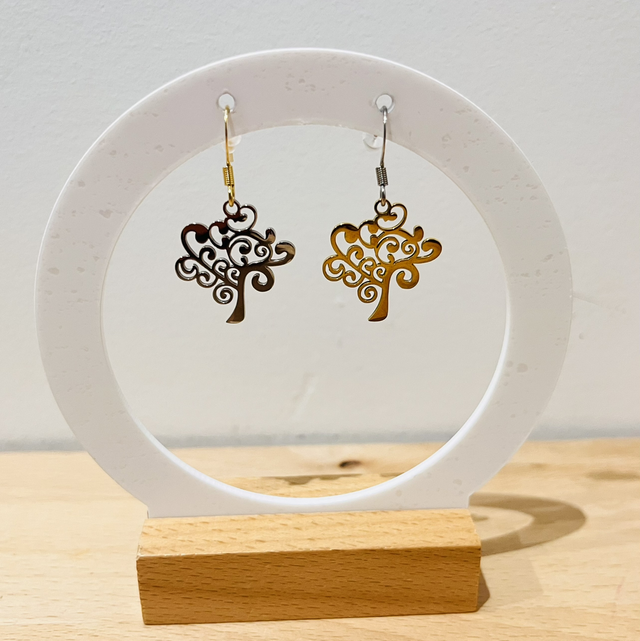 Arbre de vie, doré, argenté.–pièce, unique