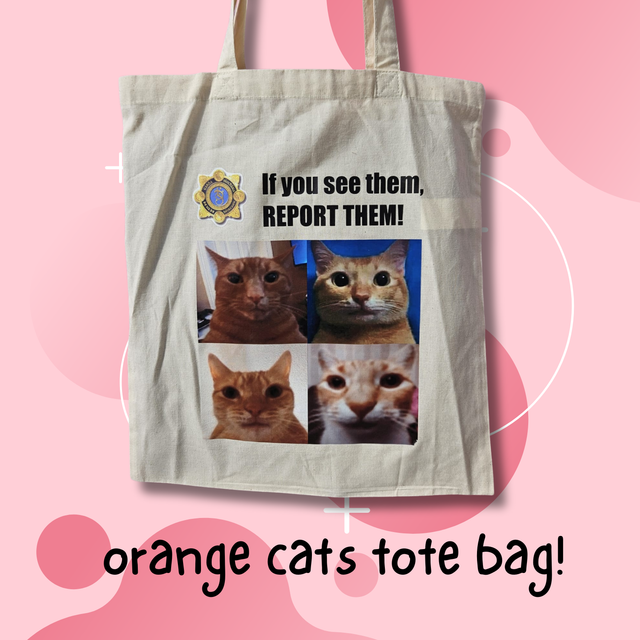 Report Those Cats Tote Bag