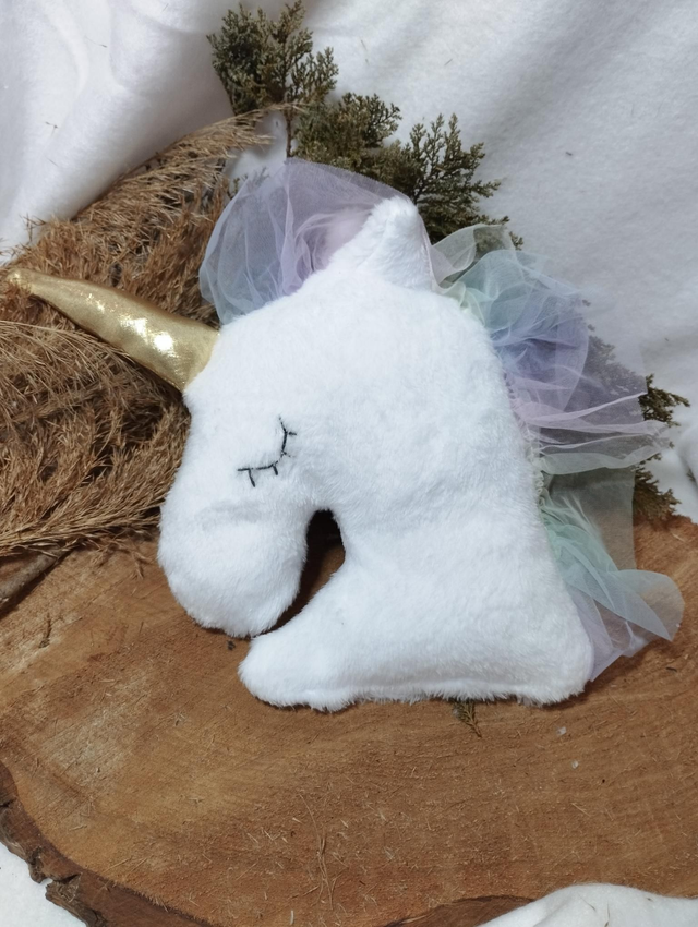 Peluche Licorne en pilou tout doux
