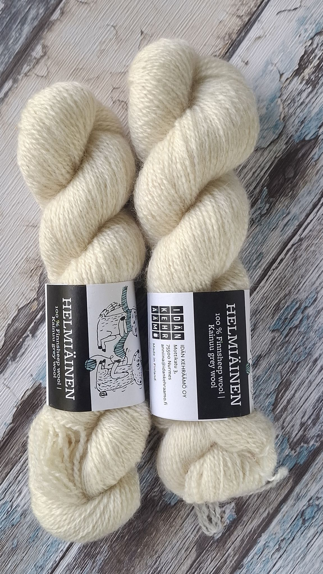 Helmiäinen Fingering | Valkoinen | 50 g
