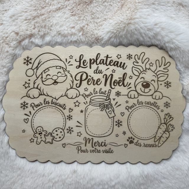 Plateau du père Noël 