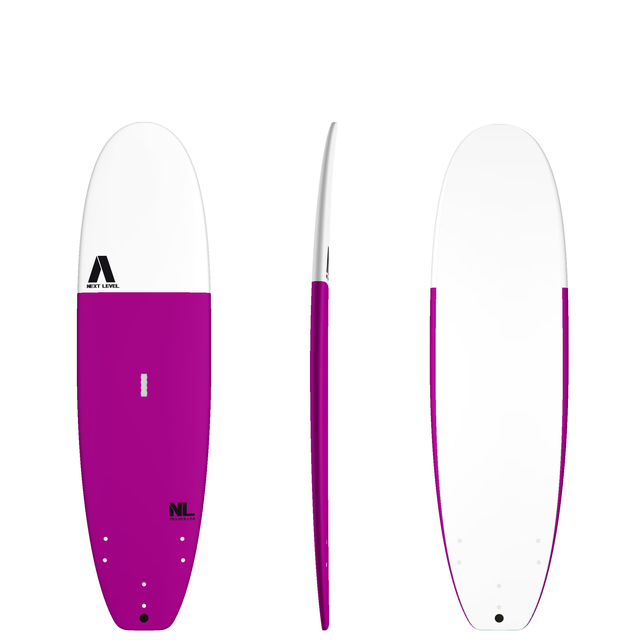 7&#039;0 NEXT LEVEL Soft Surfboard Pink