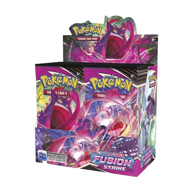 Sword & Shield-Fusion Strike Booster Display Box (36 Packs) Ingles ( ACRILICO INCLUIDO )