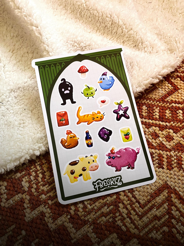 Farm Animals Sticker Sheets