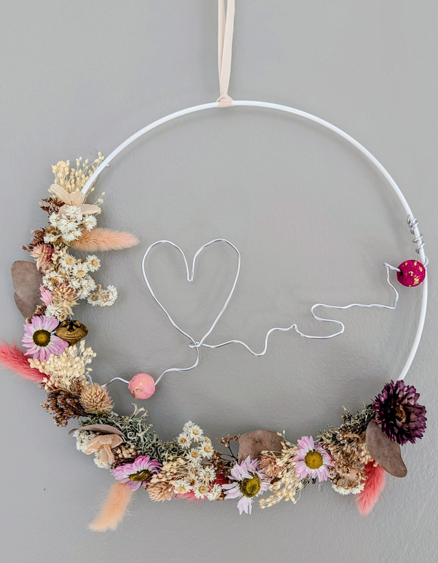 Lily - Couronne murale - 25 cm