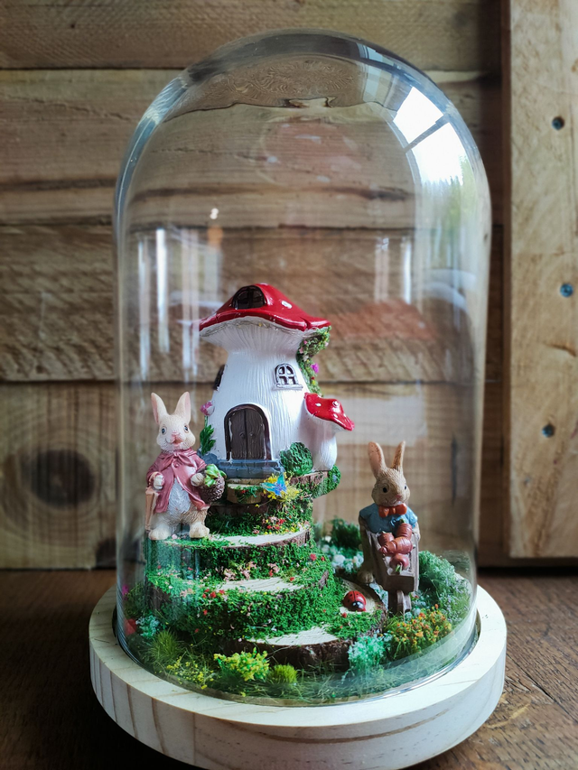 La maison champignon du doux sentier