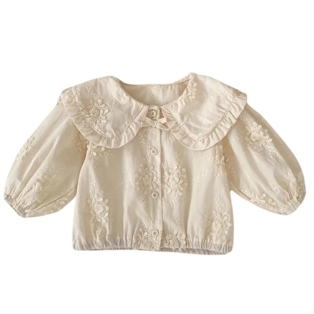 Blusa Beige y Flores