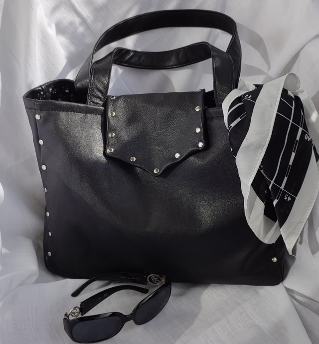 Lilo cuir véritable recyclé ( upcycling) pièce unique 