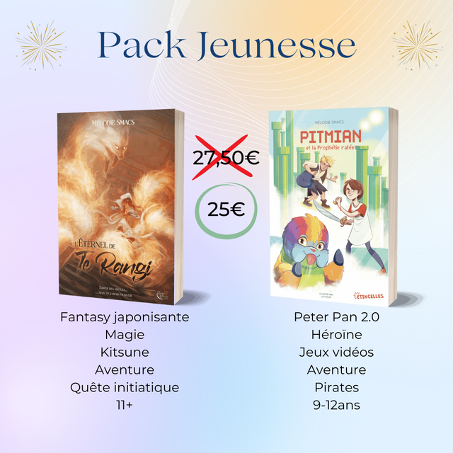 Pack Jeunesse L'éternel de Te Rangi + Pitmian et la prophétie ratée