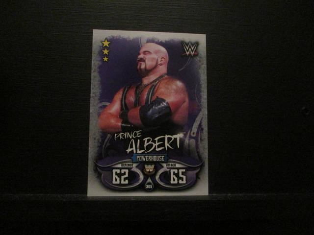 Prince Albert - W Legends Slam Attax Live Original Trading Card #305