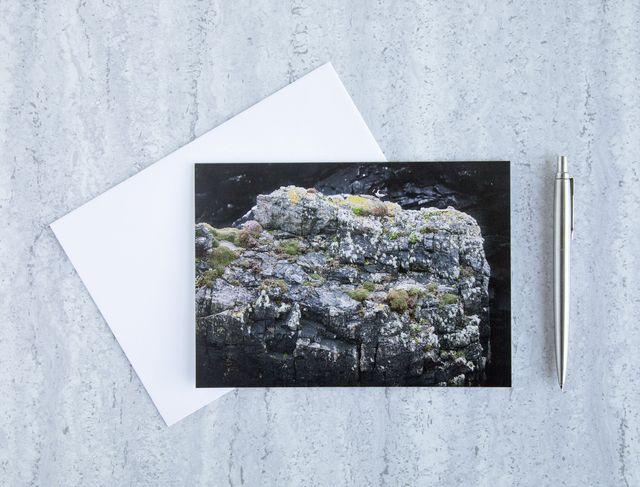 Oystercatcher, Lichen &amp; Alpines Blank Card