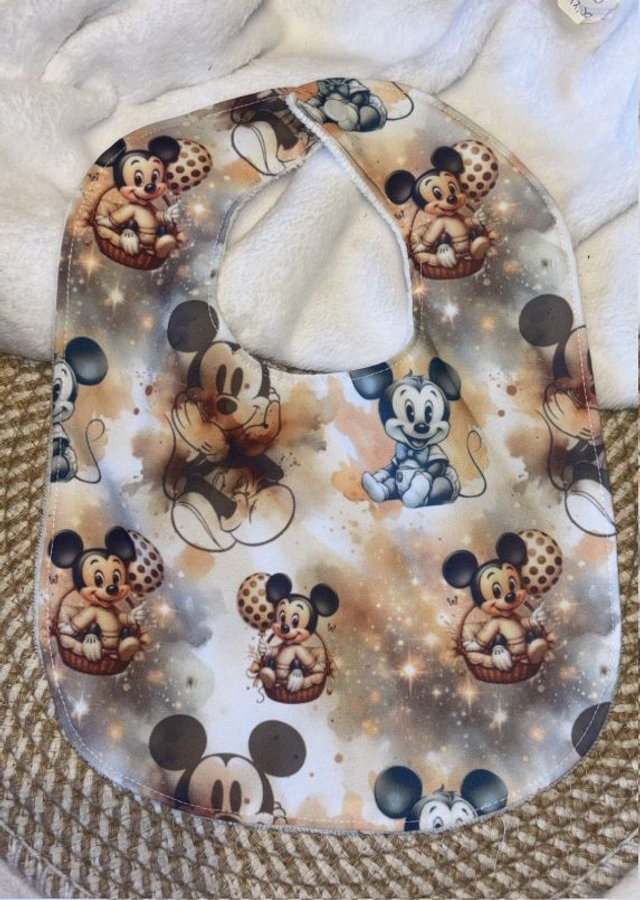 Bavoir repas Mickey