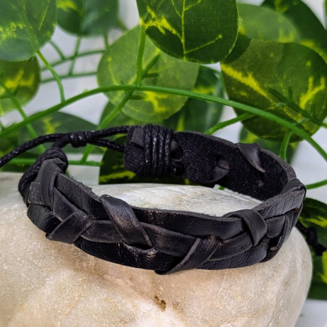 Bracelet &quot;Zorro&quot; cuir BC-018